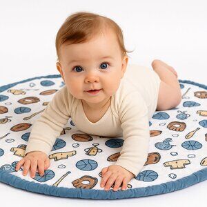 Sweet Jojo Designs Sports Theme Baby Play Mat Tummy Time Activity Infant -AC204